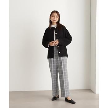 ナチュラルビューティー カジュアルパンツ センタープレスストレートワイドパンツ（その他パンツ